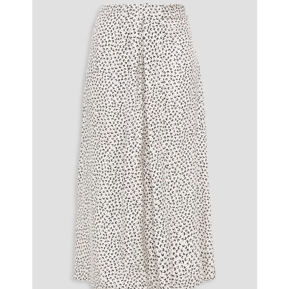 VINCE. Black and White Wrap Skirt - Picture 6 of 15
